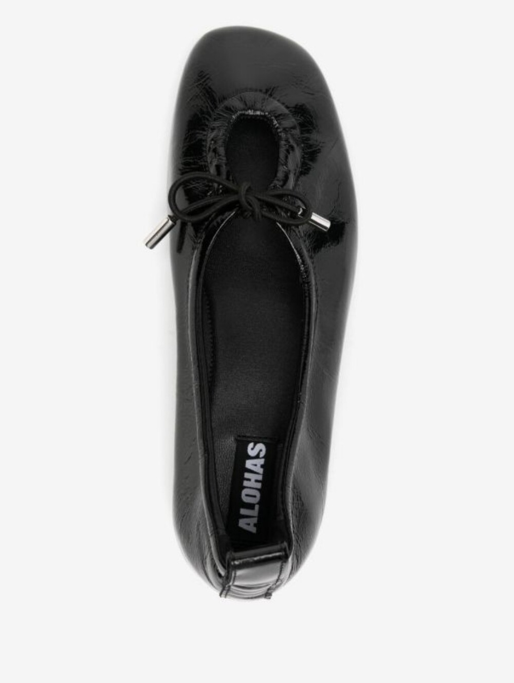 ALOHAS Rosalind Patent Black Leather Ballet Flats Size 10